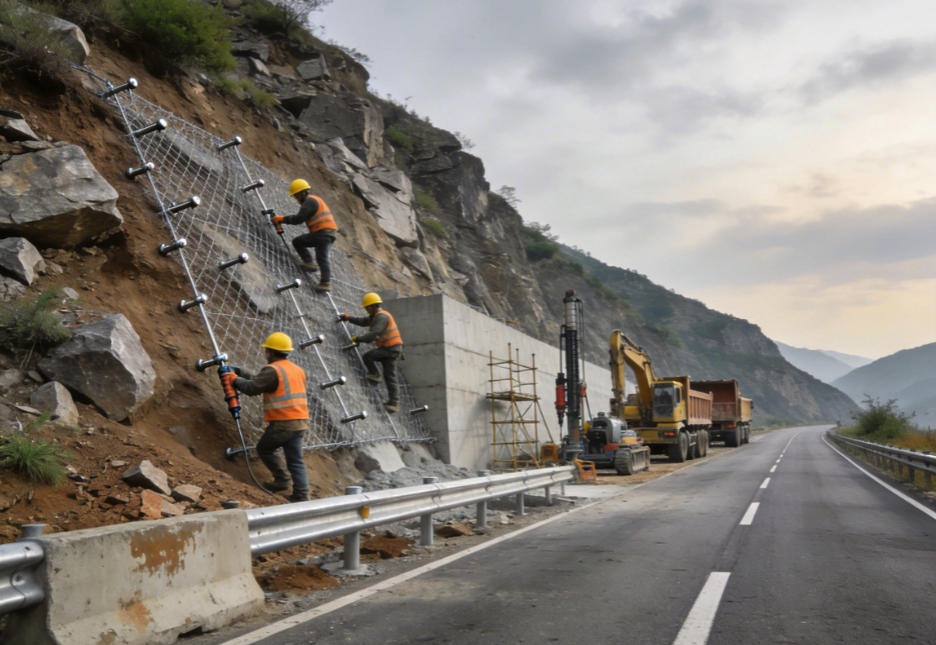 源城公路道路护坡